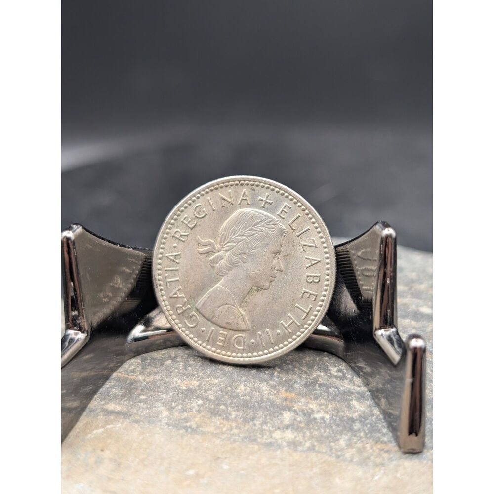 1966 UK One Shilling – English Shield & Crown – Pre‑Decimal Coin – Circulated
